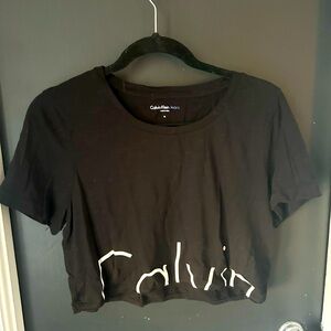 Calvin Klein cropped tee